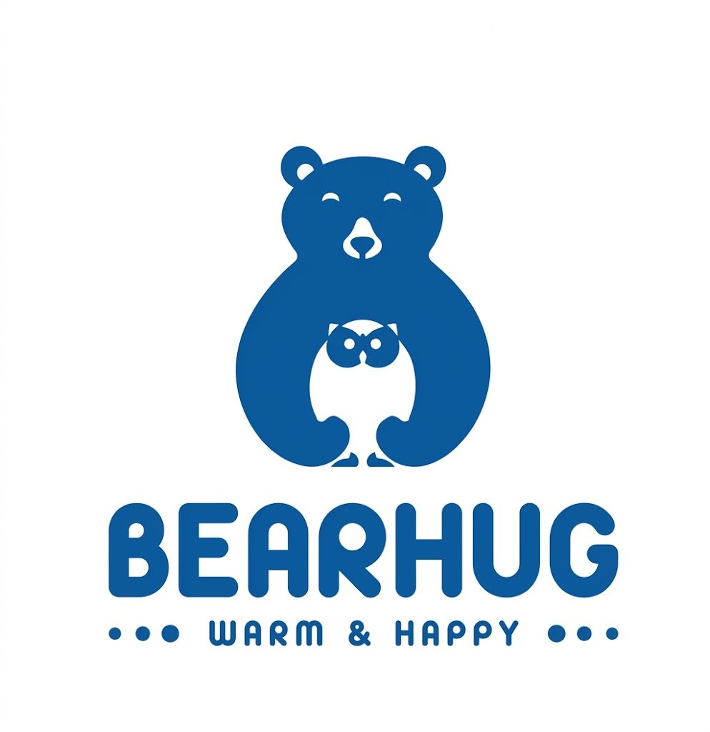 Bearhug logo — a blue bear holding a smaller bear