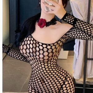Satin Touch Lingerie Bodysuit – Style 398
